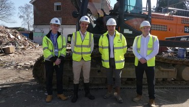 Demolition Underway at Templeman House, Bournemouth