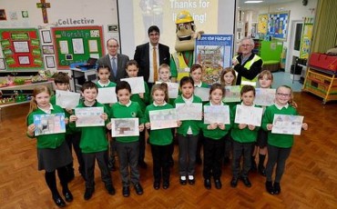 May 2018 'Ivor Goodsite' visits Green Oak School, Godalming
