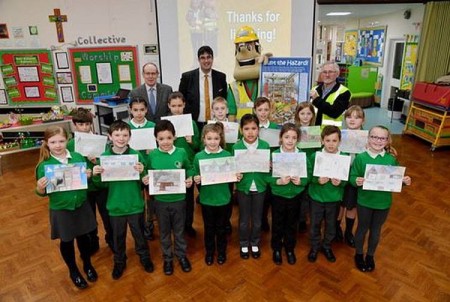 May 2018 'Ivor Goodsite' visits Green Oak School, Godalming